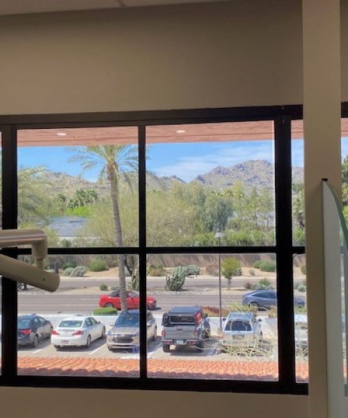 Patient's view from our Orthodontist Office